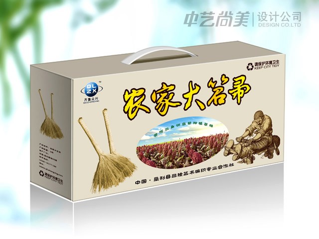 墾利昌隆藝術(shù)編織 苕帚包裝設計