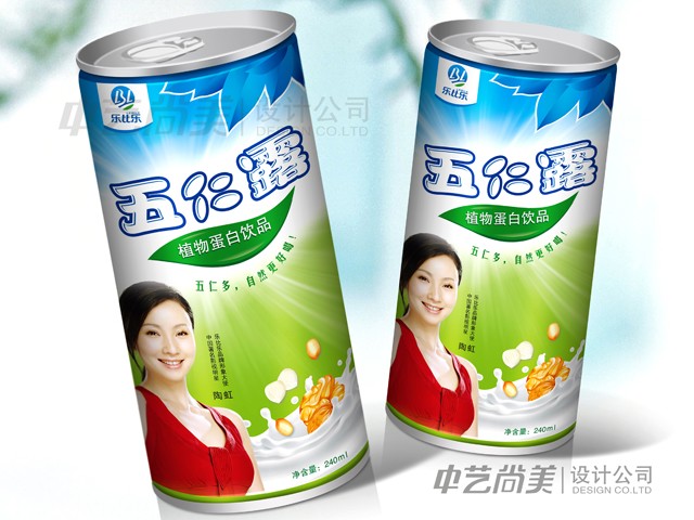 樂(lè )比樂(lè ) 五仁露飲料包裝設計